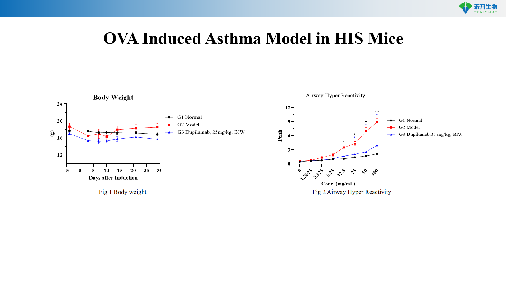 OVA Induced Asthma Model in HIS Mice 3